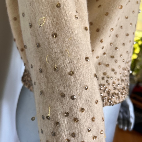 VINTAGE 1950’s SEQUINED CARDIGAN Bust 42 - Picture 7 of 12